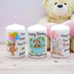 Personalised Birthday Candle Custom Name Gift, Choice Of Designs - thumbnail 1