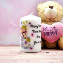 Personalised Birthday Candle Custom Name Gift, Choice Of Designs - thumbnail 3