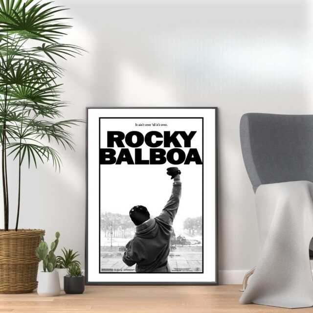 Rocky Balboa Movie Poster Vintage Film Art Print - A3, A4, A5 - image 1