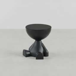 Cartoon Bear Sofa Side Table, Open-Top Storage Plastic End Table 41 X 37 cm Light Luxury Coffee Accent, Flat Head - thumbnail 3