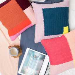Colorful Handwoven Cushion Cover 16??16??? - Boho Throw Pillow, Handmade Woven - thumbnail 2