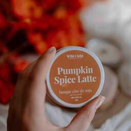 Pumpkin Spice 3Pm - Natural Scented Candle, Autumn Gift For Her, Aesthetic Interior Decoration, Halloween Candle - thumbnail 2