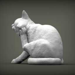 Cat Scratching-3D Printed - For Lovers, Ornament, Memorial, Gift - thumbnail 3
