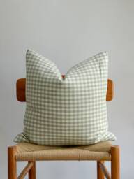 Green Neutral Natural Color & Fiber Pillow Cover - thumbnail 1