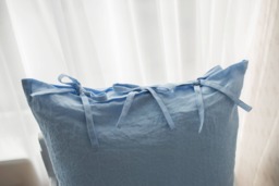 Linen Pillowcase in 24 Colors/King, Queen, Standard Softened Washed Natural Linen Eco - Friendly Bedding King Cover With Ties