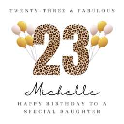 Personalised Daughter 23rd Birthday Candle Gifts Card Mug W - thumbnail 4