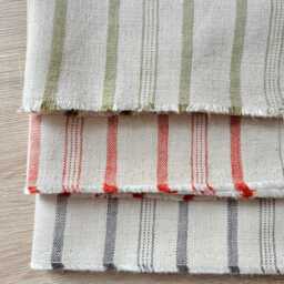 1728. Handmade Charcoal Stripe Linen Blend Cushion Cover, Various Sizes - thumbnail 4