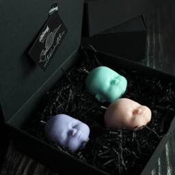 Baby Doll Candles Gift Box - Gothic Vegan Handmade By The Blackened Teeth Christmas Gifts For Her - thumbnail 3