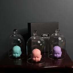 Baby Doll Candles Gift Box - Gothic Vegan Handmade By The Blackened Teeth Christmas Gifts For Her - thumbnail 1