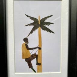Plant Fiber Frames - Ethnic For Wall Decoration - x3 - thumbnail 3