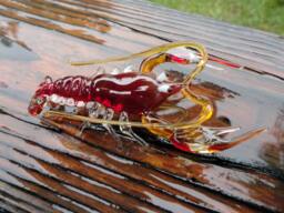 Lobster Glass Miniature, Crayfish, Art Crayfish , Blown Lobster