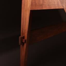 Modern Black Walnut Desk - thumbnail 2