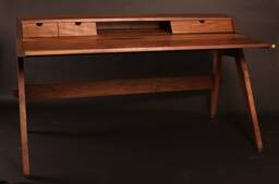 Modern Black Walnut Desk