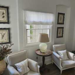 Linen Roman Blind - -Roman Shades-Linen Plain Fabric -Hardware Is Included- Made To Measure Blind- Custom Shade - thumbnail 3