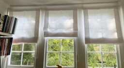 Linen Roman Blind - -Roman Shades-Linen Plain Fabric -Hardware Is Included- Made To Measure Blind- Custom Shade