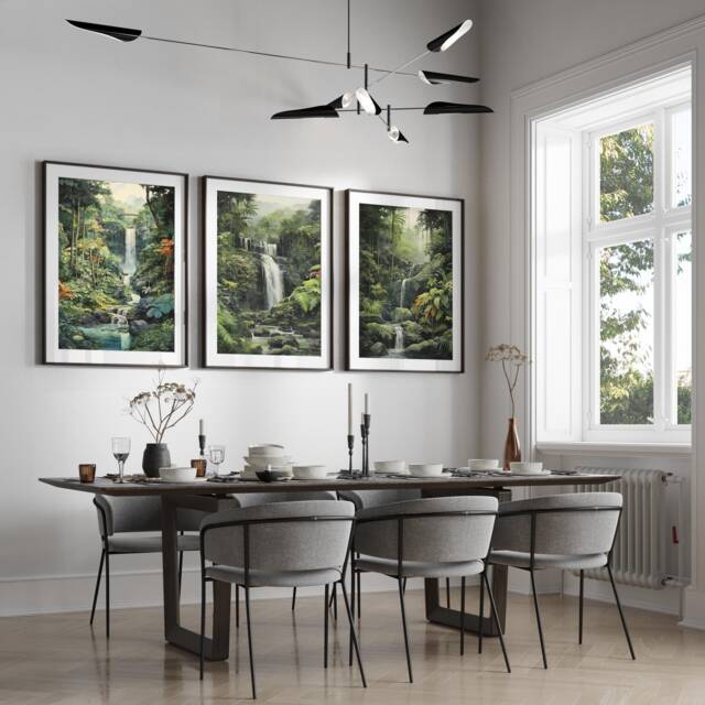 Neutral Wall Prints, Botanical Bedroom Art, Green Home Decor, A2 A1 50x70cm A3 A4 A5 - image 1