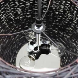 Handmade Rattan Pendant Light, Wicker Ceiling Lighting Fixture, Island Hanging Light - thumbnail 3