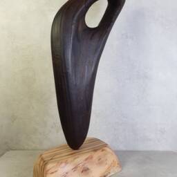 Scultura Del Tavolo in Legno Bruciato Con Tecnica Yakisugi E Filosofia Wabi-Sabi Dello Scultore Dean Marino - thumbnail 2