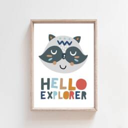 Set Of 3 Boys Nursery Prints, Adventure Awaits, Decor, Bedroom Playroom Wall Art, Art - thumbnail 2