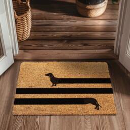 Weiner Dog Doormat - Cute Custom Indoor/Outdoor Funny Dachshund Mat Long Rug Welcome Home Decor - thumbnail 2