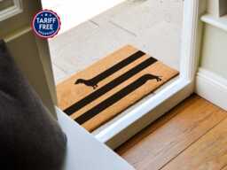 Weiner Dog Doormat - Cute Custom Indoor/Outdoor Funny Dachshund Mat Long Rug Welcome Home Decor