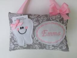 Personalized Tooth Fairy Pillow, Children's Keepsake, Custom Holder, Kids Gift, Gift - thumbnail 1