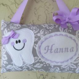 Personalized Tooth Fairy Pillow, Children's Keepsake, Custom Holder, Kids Gift, Gift - thumbnail 2