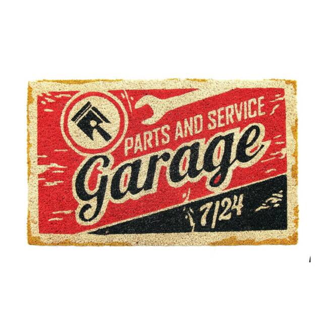 Coco & Coir Natural - Non-Slip Premium Quality Eco-Friendly Indoor Outdoor Entrance Door Mat 45 X 75 cm - The Garage - image 1
