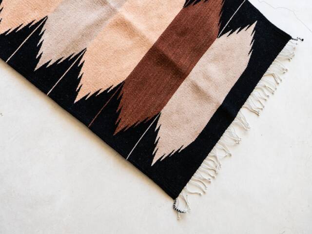 Zapotec Rug Handwoven Mexican Rug, Wool Woven Accent Area Living Room Oaxaca Bedroom - image 1