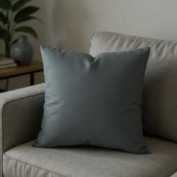 Dark Grey Velvet Cushion Covers - Soft Matt Velvet Size Choice, Square & Lumbar Pillows - thumbnail 2