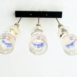 Grey Goose Bottle Kitchen Island Chandelier - Ceiling Lamp Light - thumbnail 3
