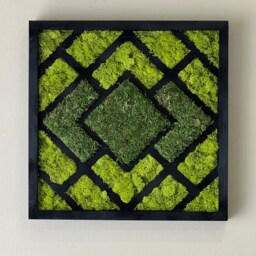 "Geometric Moss Wall Art 16""x16" - thumbnail 2