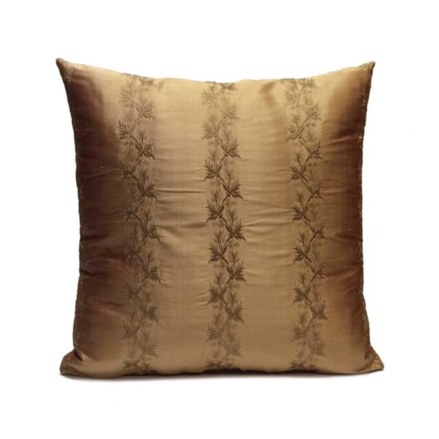 "Brown Gold Pillow, Throw Pillow Cover, Decorative Pillowcase, Cushion Toss Tan, Bronze, 16""x16" - image 1