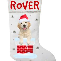 Golden Retriever Christmas Stocking - thumbnail 2