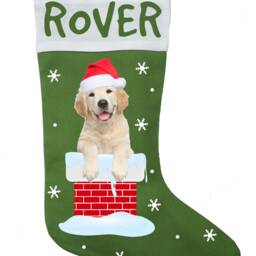 Golden Retriever Christmas Stocking - thumbnail 3