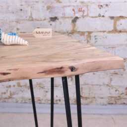 Kalan Live Edge Wooden Side Table - thumbnail 4