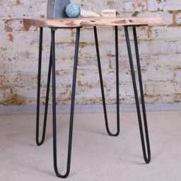 Kalan Live Edge Wooden Side Table - thumbnail 2