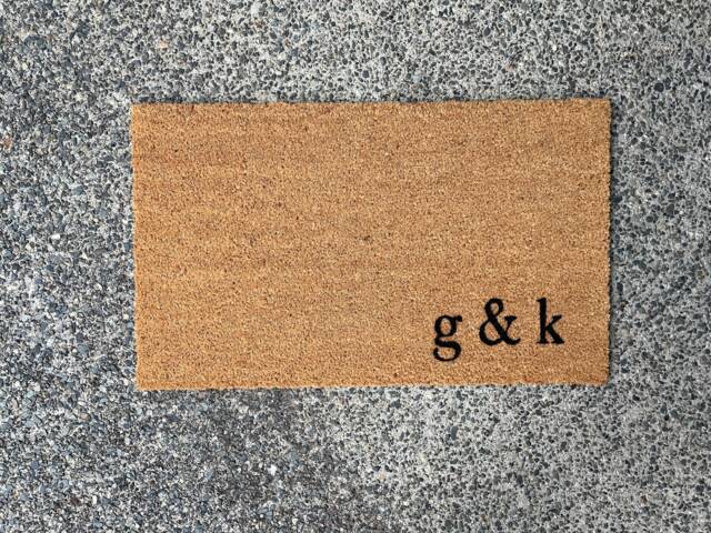 Custom Initials Doormat - image 1