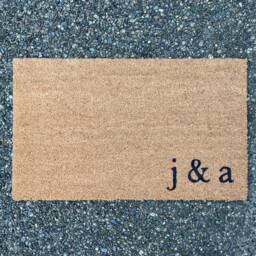 Custom Initials Doormat - thumbnail 3