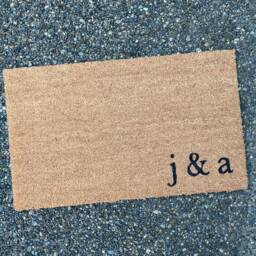 Custom Initials Doormat - thumbnail 4
