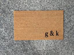 Custom Initials Doormat - thumbnail 1