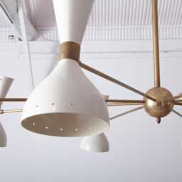 Custom 8 Arm Mid Century Italian Sputnik Brass Chandelier Style, Contemporary Light Fixtures, Ceiling Pendant Light, Kingdomslightltd - thumbnail 2