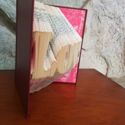 Love - Folded Book Art Fully Customizable, Wedding, Anniversary, Valentine's Day - thumbnail 2