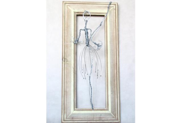 Ballet Art/Ballerina Wall Metal Figurine Steampunk Dancer Ooak - image 1