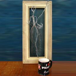Ballet Art/Ballerina Wall Metal Figurine Steampunk Dancer Ooak - thumbnail 2