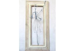 Ballet Art/Ballerina Wall Metal Figurine Steampunk Dancer Ooak - thumbnail 1