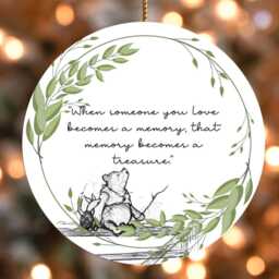 When Someone You Love Memorial Christmas Bauble - Remembrance Decoration- Condolence Bereavement Keepsake in Memory Ornament Gift Present - thumbnail 3