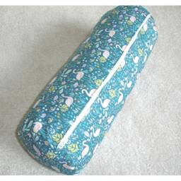 Flamingo Bolster Pillow Cover 6x16 Pink Teal Duck Egg Blue Neck Roll Round Scatter Throw Cushion Sham Case Flamingoes 16x6 40cm - thumbnail 4