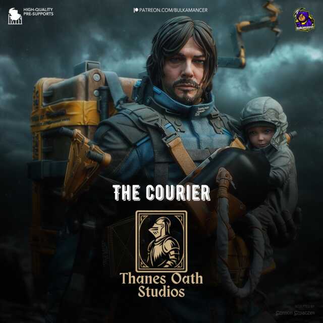 The Courier - Post-Apocalyptic Sci-Fi Fantasy Sam Porter Resin Figure 16K - image 1