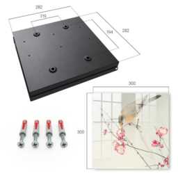 Bird Flowers Wall Mounted Key Cabinet, Gray Box For Home, Illustrative Animals, Lovers Of Nature & Peace - thumbnail 4